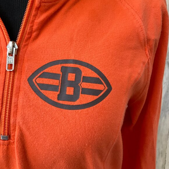 NFL x PINK Victoria's Secret Women's Size Medium Cleveland Browns Quarter Zip - Picture 3 of 7